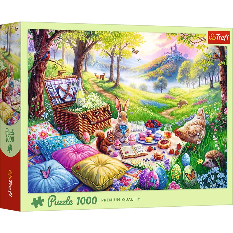 Trefl, Piknik na łące, puzzle, 1000 elementów