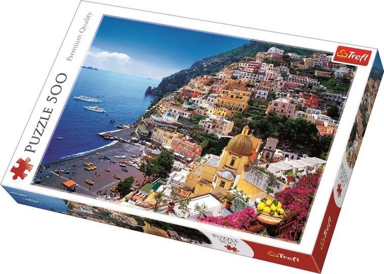 Trefl, Positano, Wybrzeże Amalfickie, Włochy, puzzle, 500 elementów