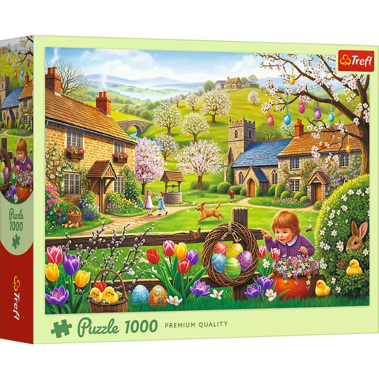 Trefl, Poszukiwanie wielkanocnych jajek, puzzle, 1000 elementów