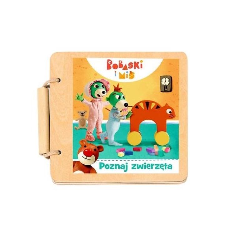 Trefl, Poznaj zwierzęta, książeczka drewniana