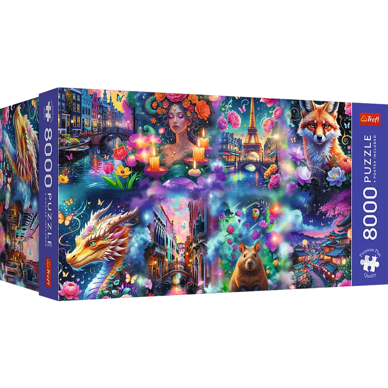 Trefl, Premium Plus, Colorful World, puzzle, 8000 elementów