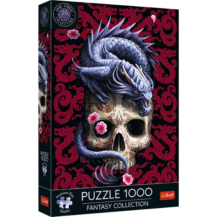 Trefl, Premium Plus, Fantasy Collection, Anne Stokes, Orientalny Smok, puzzle, 1000 elementów