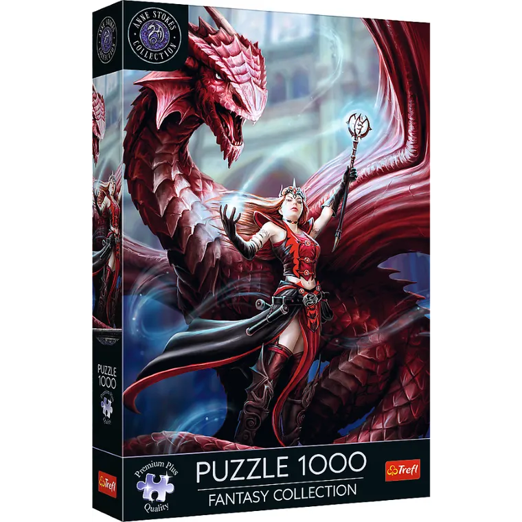 Trefl, Premium Plus, Fantasy Collection, Anne Stokes, Szkarłatny Mag, puzzle, 1000 elementów