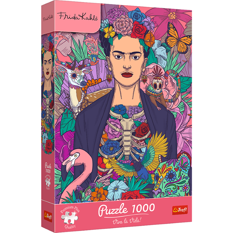 Trefl, Premium Plus, Frida Kahlo, Kwitnąca dusza, puzzle, 1000 elementów