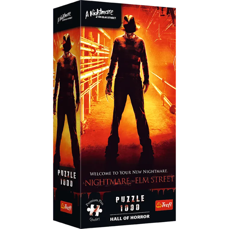Trefl, Premium Plus, Hall of Horror, Koszmar z ulicy Wiązów, puzzle, 1000 elementów