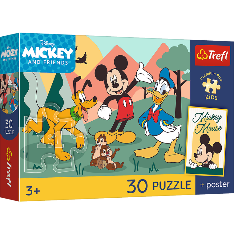 Trefl, Premium Plus Kids, Disney, Bajkowe chwile, puzzle, 30 elementów