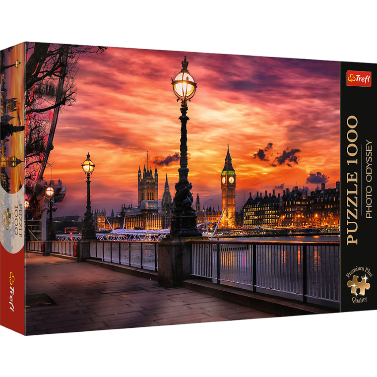 Trefl, Premium Plus, Photo Odyssey, Big Ben, Londyn, puzzle, 1000 elementów