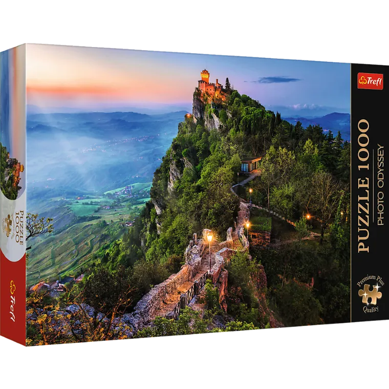 Trefl, Premium Plus, Photo Odyssey, Wieża Cesta, San Marino, puzzle, 1000 elementów