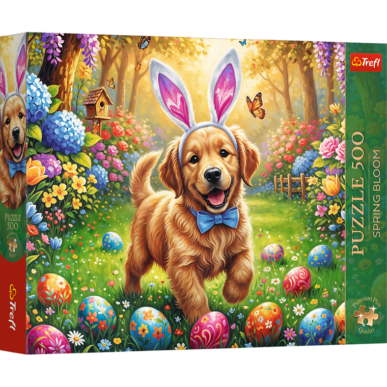 Trefl, Premium Plus, Spring Bloom, Wielkanocny piesek, puzzle, 500 elementów