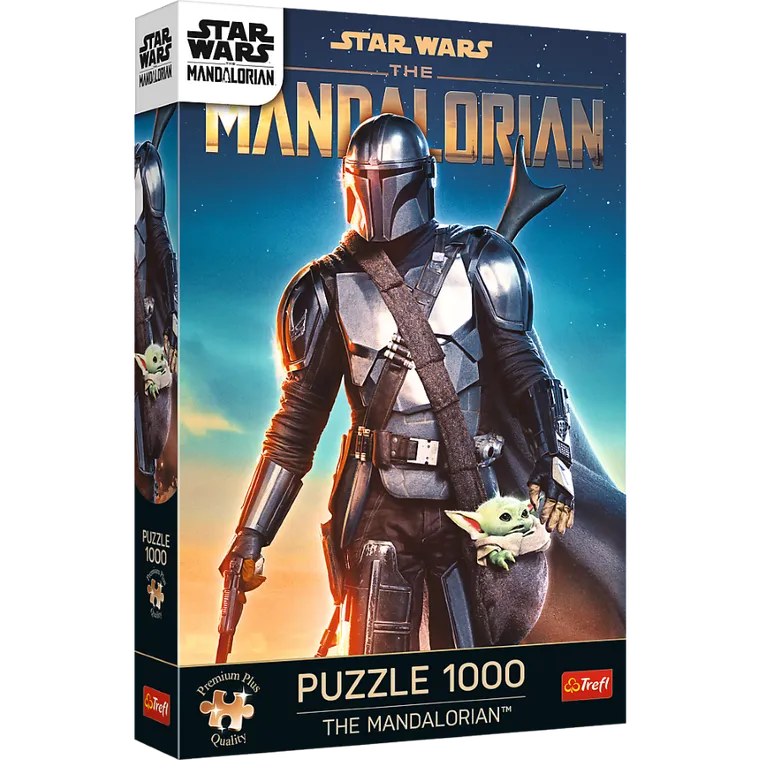 Trefl, Premium Plus, Star Wars, The Mandalorian, puzzle, 1000 elementów