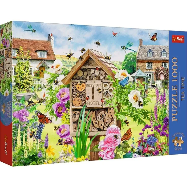 Trefl, Premium Plus, Tea Time, Dom dla pszczół, puzzle, 1000 elementów