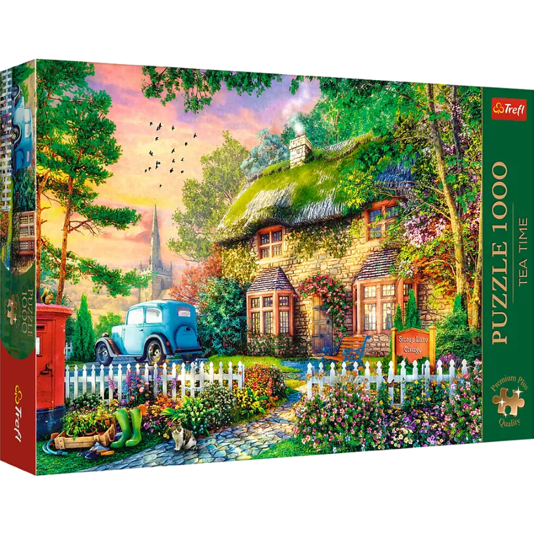 Trefl, Premium Plus, Tea Time, Domek Stoney Lane, puzzle, 1000 elementów