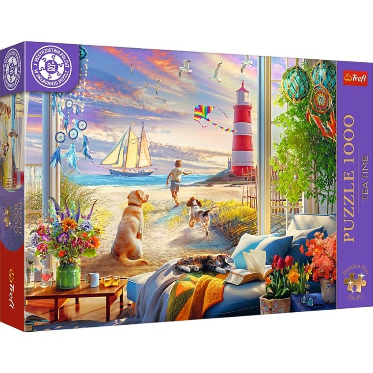 Trefl, Premium Plus, Tea Time, Letnia bryza, puzzle, 1000 elementów