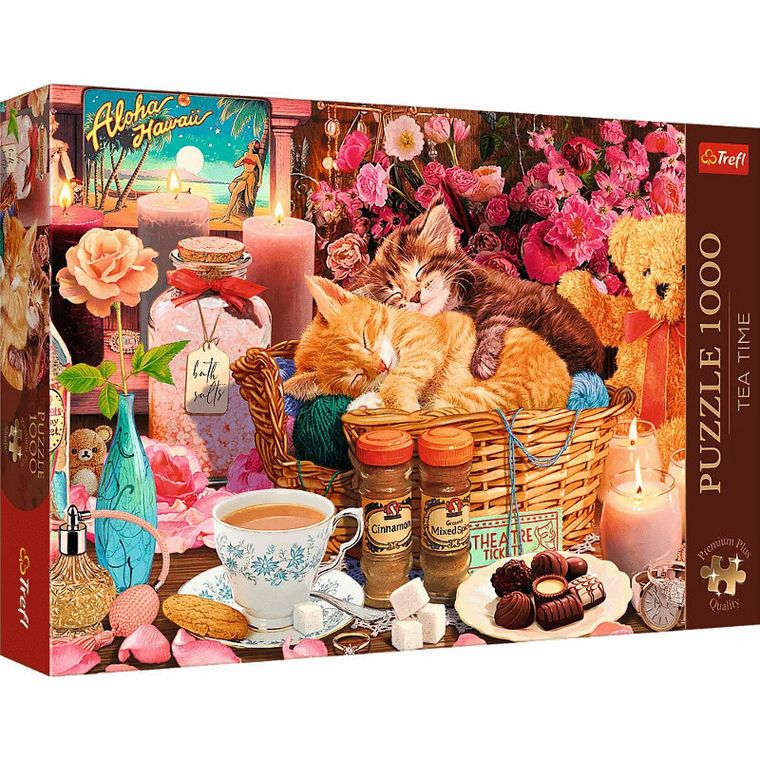 Trefl, Premium Plus, Tea Time, Wszystko co przyjemne, puzzle, 1000 elementów