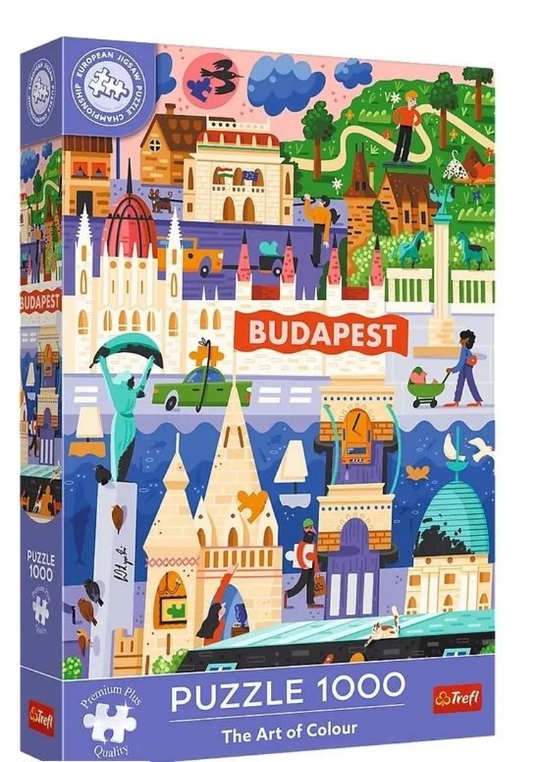 Trefl, Premium Plus, The Art of Colour, Budapeszt, puzzle, 1000 elementów