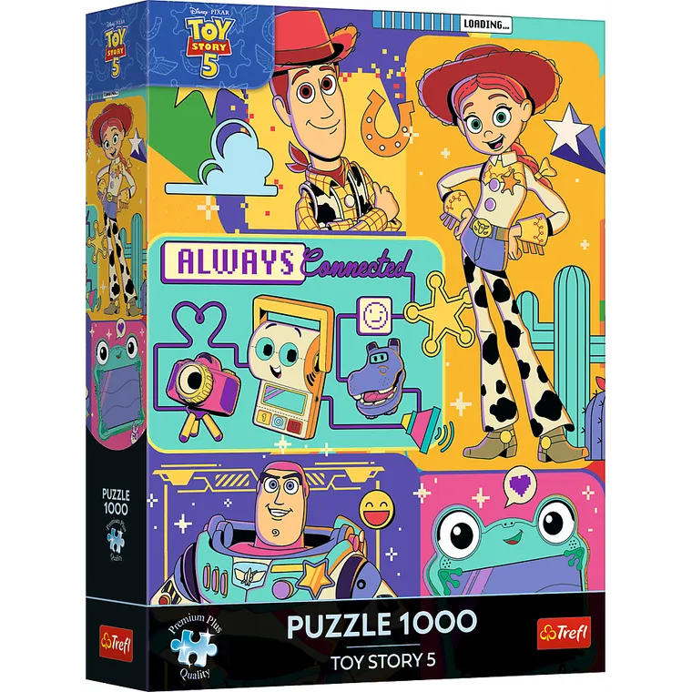 Trefl, Premium Plus, Toy Story 5, Świat Zabawek, puzzle, 1000 elementów