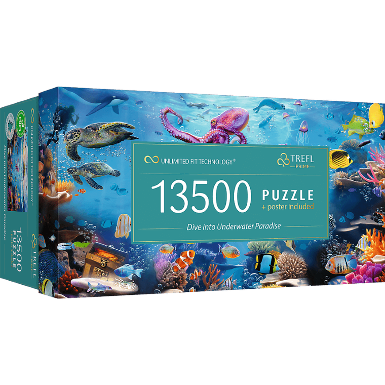 Trefl, Prime UFT, Dive into Underwater Paradise, puzzle, 13500 elementów