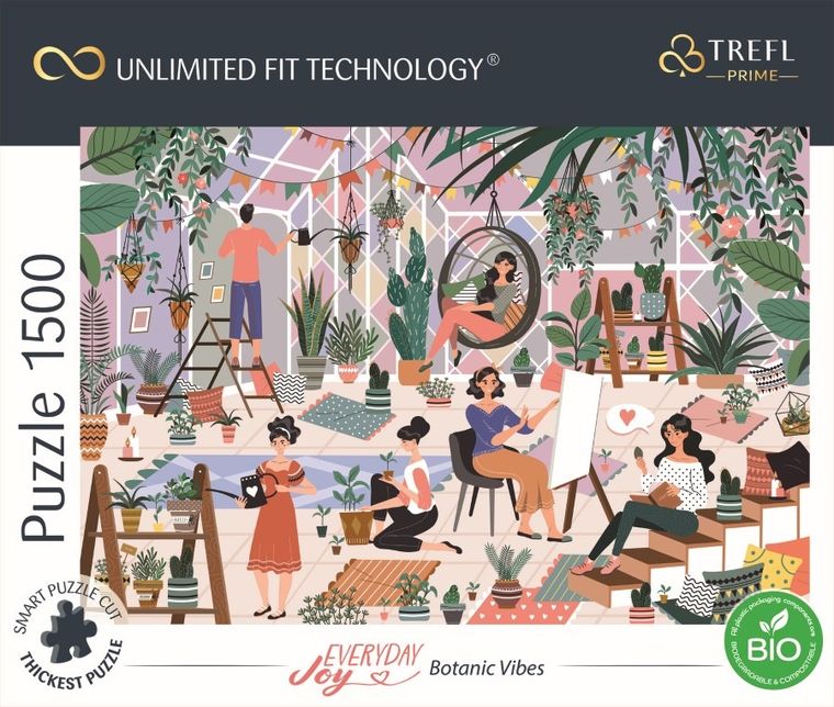 Trefl, Prime UFT, Everyday Joy: Botanic Vibes, puzzle, 1500 elementów