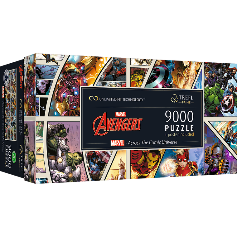 Trefl, Prime UFT, Marvel, Across The Comic Universe, puzzle, 9000 elementów