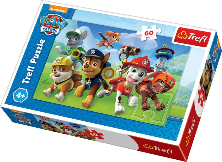 Trefl, Psi Patrol, Gotowi do akcji, puzzle, 60 elementów