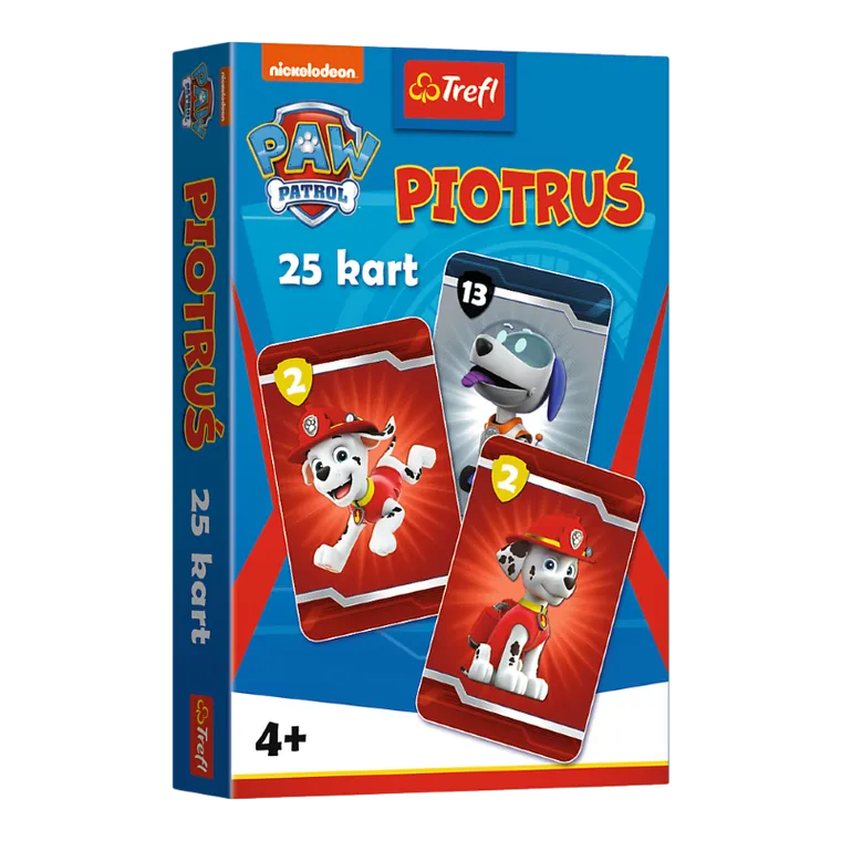 Trefl, Psi Patrol, Piotruś, gra karciana