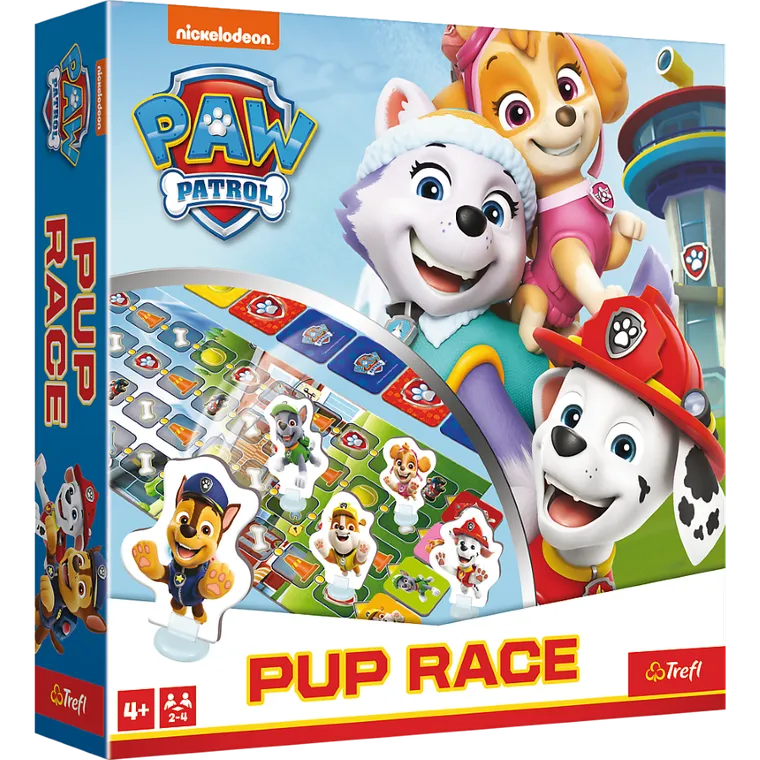 Trefl, Psi Patrol, Pup Race, Wyścig Piesków, gra familijna