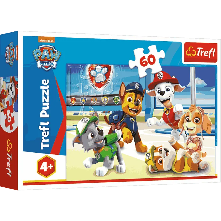 Trefl, Psi Patrol, W świecie Piesków, puzzle, 60 elementów
