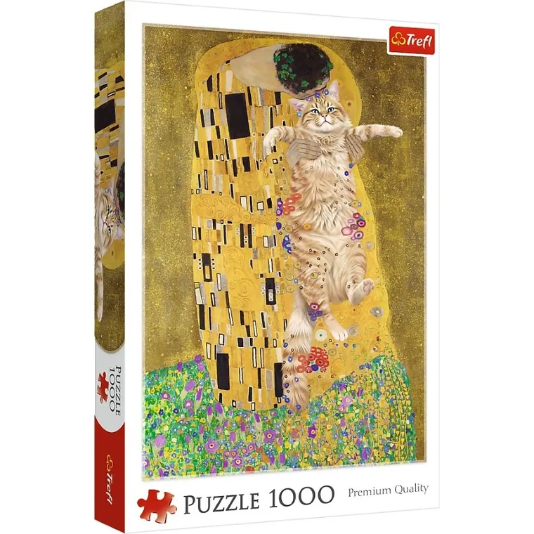 Trefl, Purrfekcyjny Pocałunek, puzzle, 1000 elementów