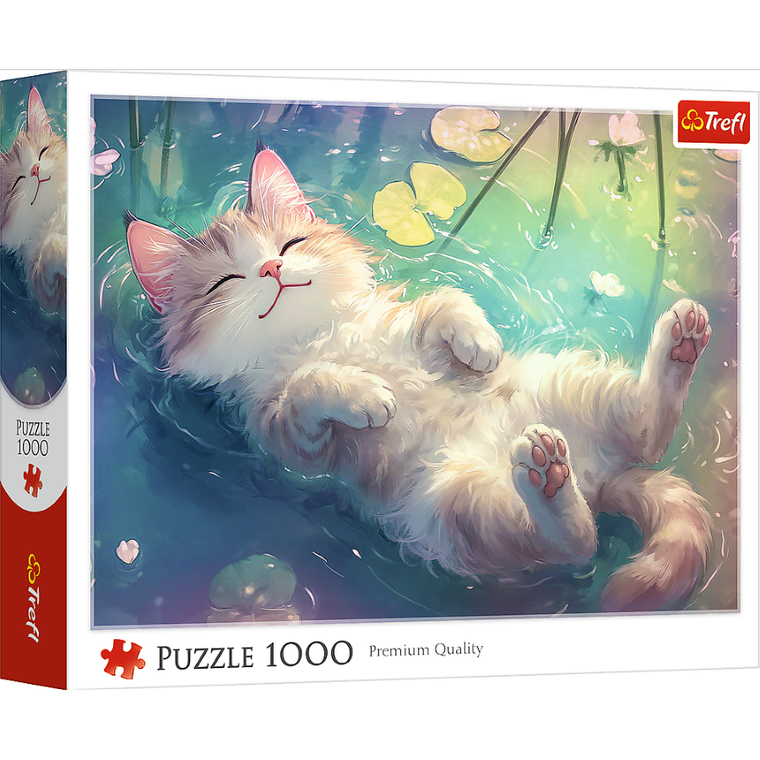 Trefl, Purrfekcyjny relaks, puzzle, 1000 elementów