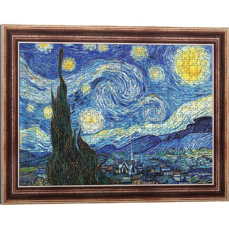 Trefl, PuzzloRama, Gwiaździsta Noc, Vincent van Gogh, puzzle, 500 elementów
