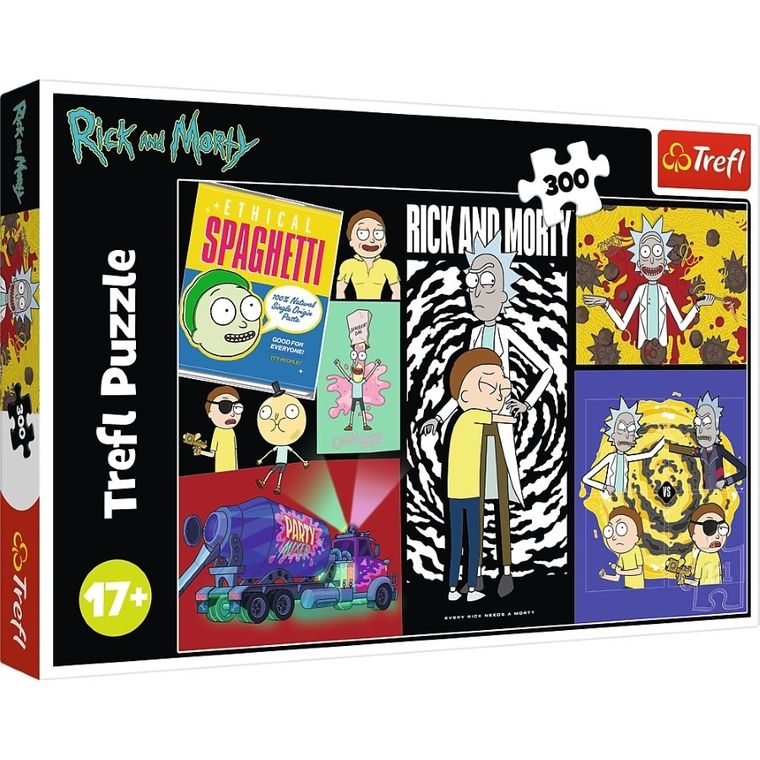 Trefl, Rick i Morty, Dziwne miejsce w galaktyce, puzzle, 300 elementów