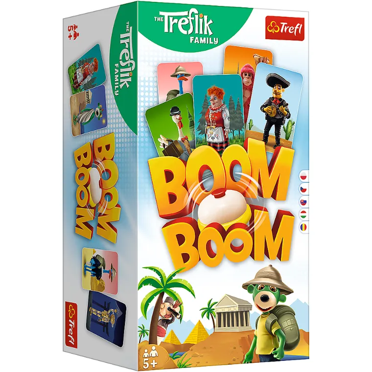 Trefl, Rodzina Treflików, Boom Boom, gra karciana