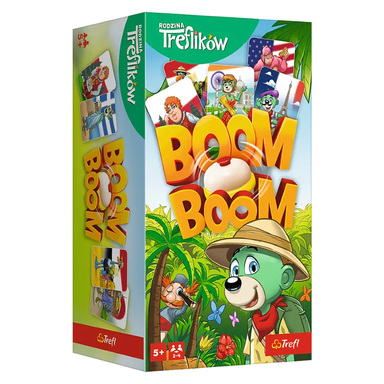 Trefl, Rodzina Treflików, Boom Boom, gra karciana