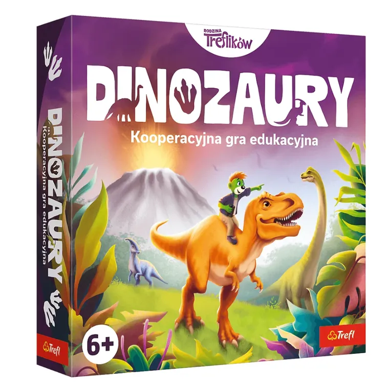 Trefl, Rodzina Treflików, Dinozaury, gra edukacyjna