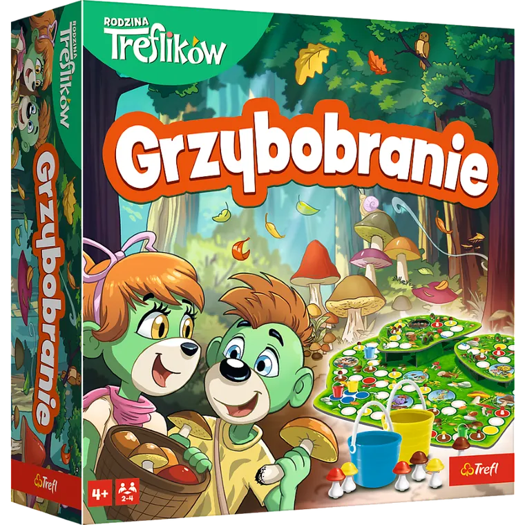 Trefl, Rodzina Treflików, Grzybobranie, gra familijna 3D