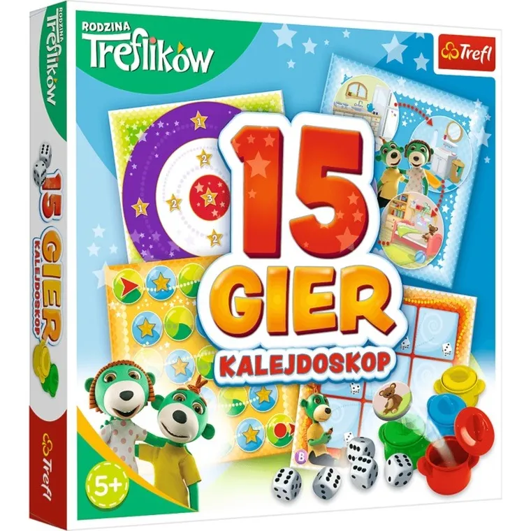 Trefl, Rodzina Treflików, Kalejdoskop, 15 gier familinych