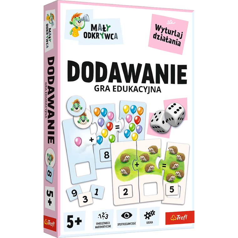 Trefl, Rodzina Treflików, Mały Odkrywca, Dodawanie, gra edukacyjna