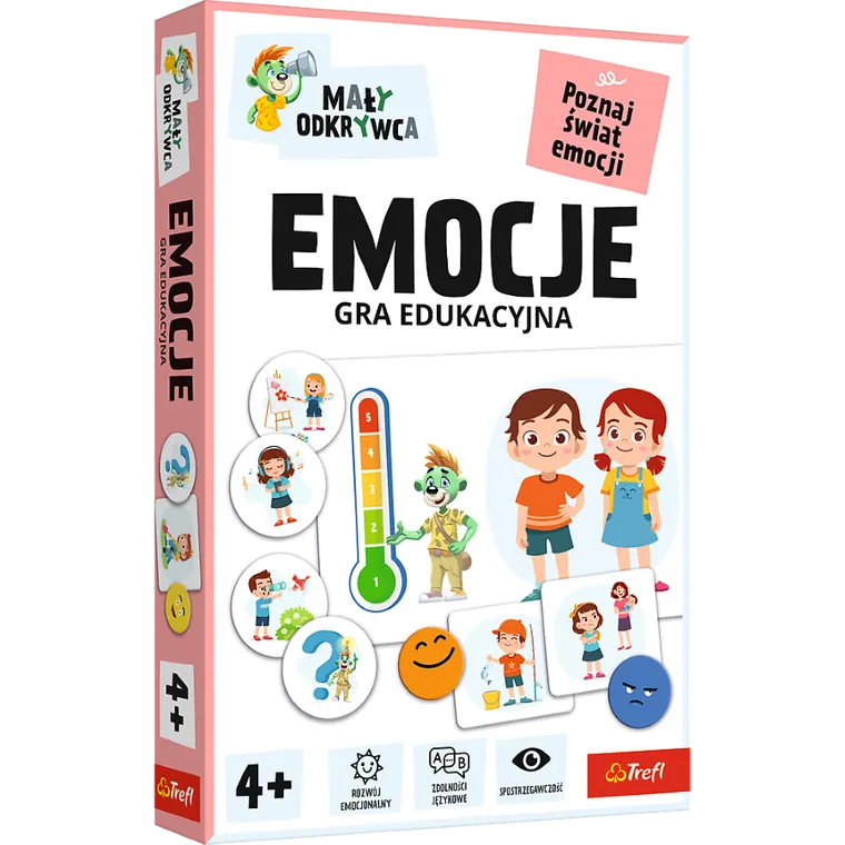 Trefl, Rodzina Treflików, Mały Odkrywca, Emocje, gra edukacyjna