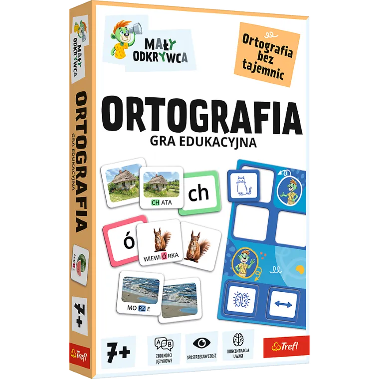 Trefl, Rodzina Treflików, Mały Odkrywca, Ortografia, gra edukacyjna