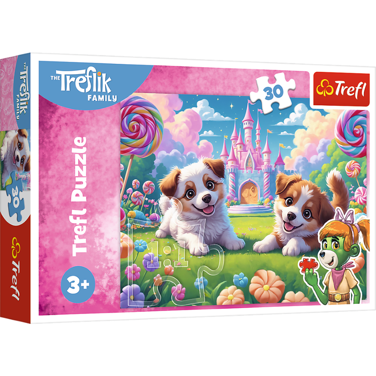Trefl, Rodzina Treflików, Miłe Trefliki, puzzle, 30 elementów
