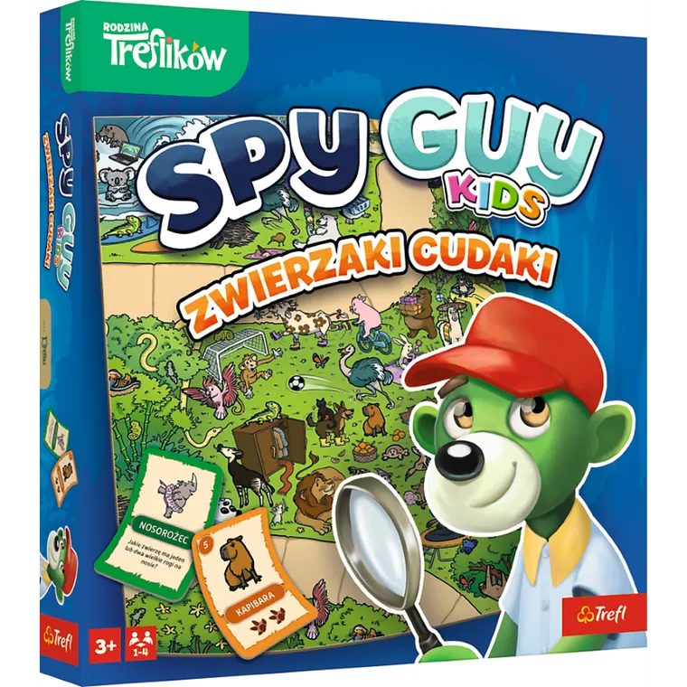 Trefl, Rodzina Treflików, Spy Guy Kids, Zwierzaki Cudaki, gra familijna