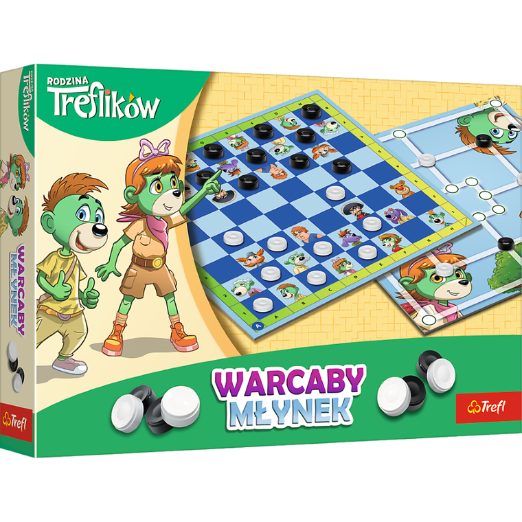Trefl, Rodzina Treflików, Warcaby i Młynek, gry familijne