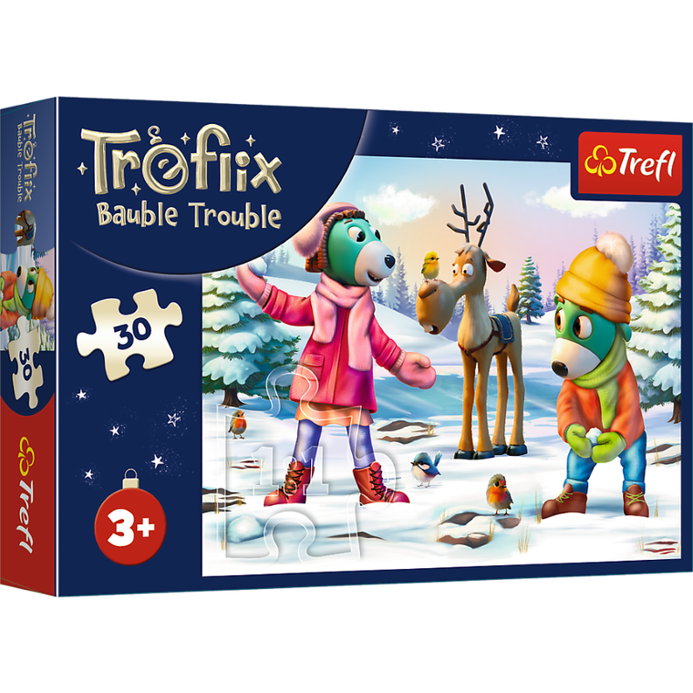 Trefl, Rodziny Treflików, Świąteczny czas Trefilków, puzzle, 30 elementów