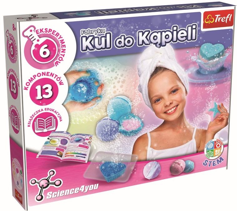 Trefl, Science4You, Fabryka kul do kąpieli, zestaw L