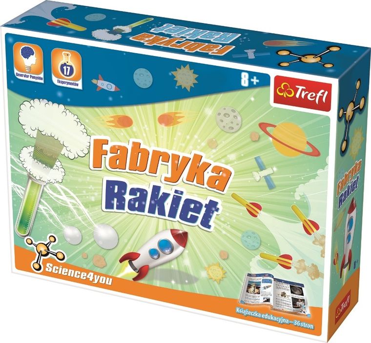 Trefl, Science4You, fabryka rakiet, zestaw L