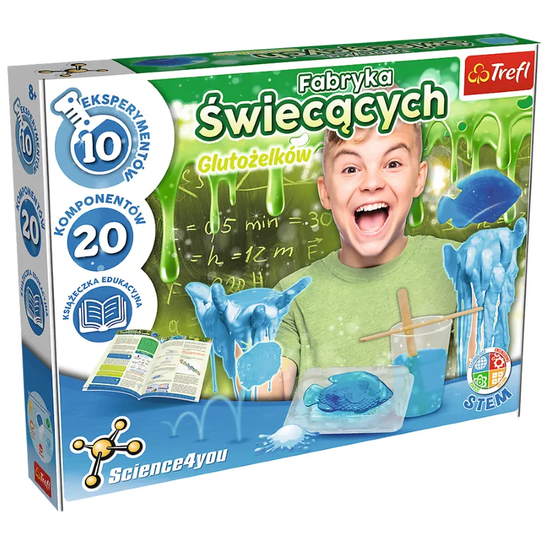 Trefl, Science4You, Fabryka świecących Glutożelków, zestaw L