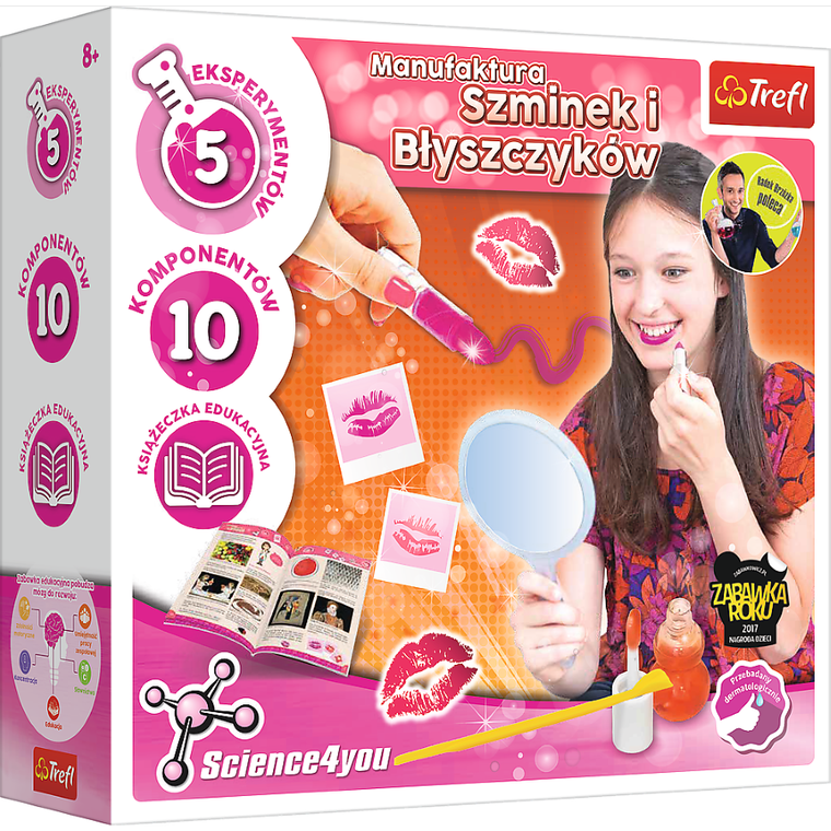 Trefl, Science4You, Manufaktura szminek i błyszczyków, zestaw M