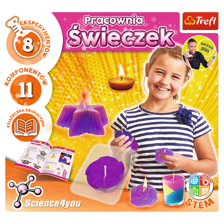 Trefl, Science4You, Pracownia świeczek, zestaw M