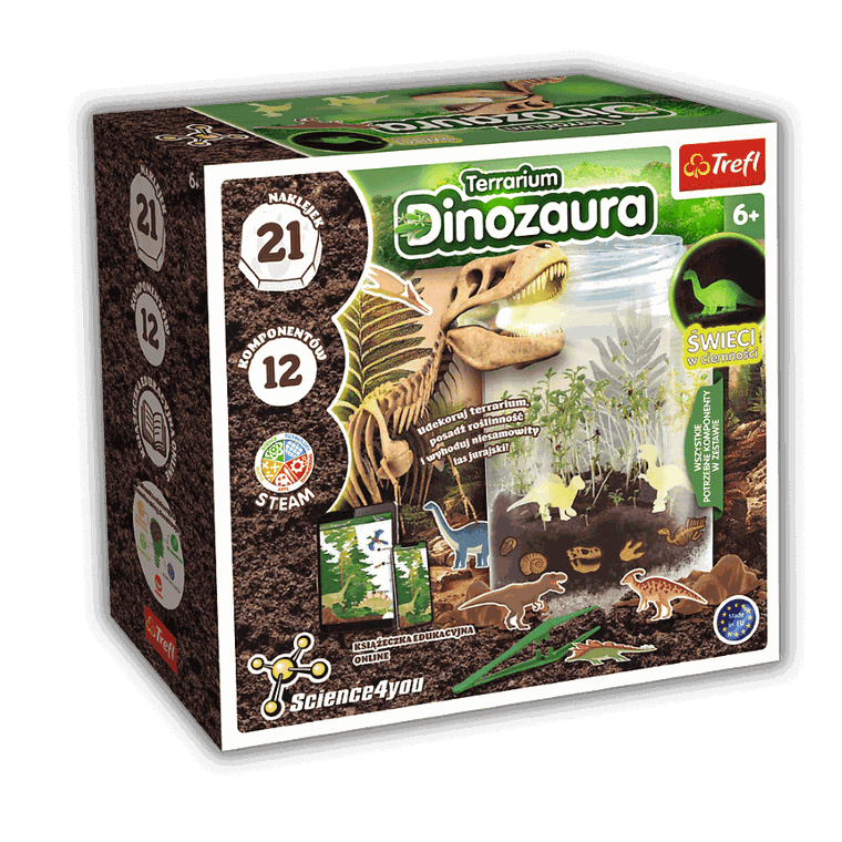 Trefl, Science4you, Terrarium Dinozaura, zestaw kreatywny, M/L