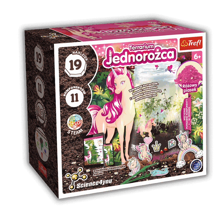 Trefl, Science4you, Terrarium Jednorożca, zestaw kreatywny, M/L